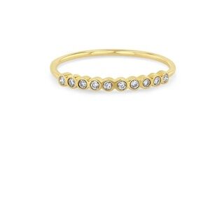 Zoe Chicco bezel diamond ring size 5